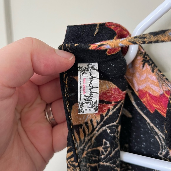 Free People Floral Lace Trim Dress - Picture 3 of 3